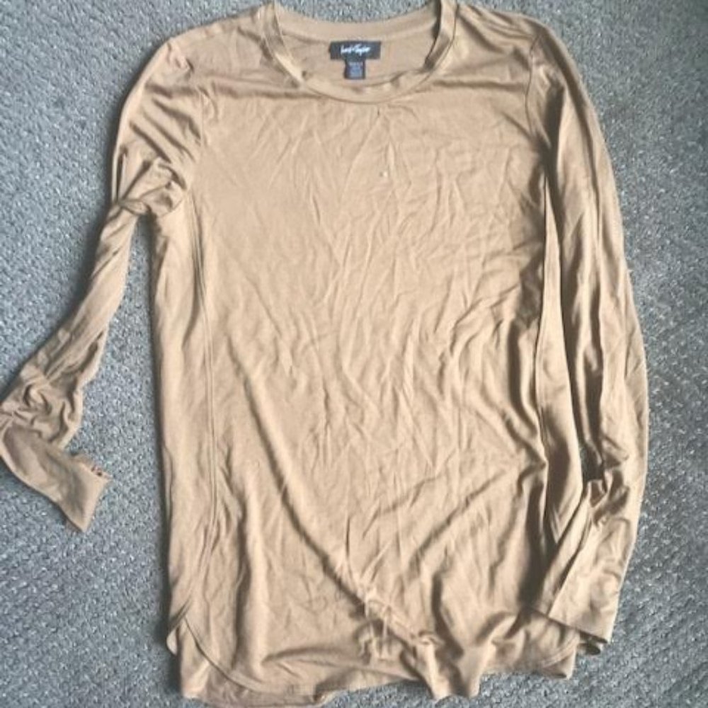 Gold Long Sleeved Tunic from Lord and Taylor